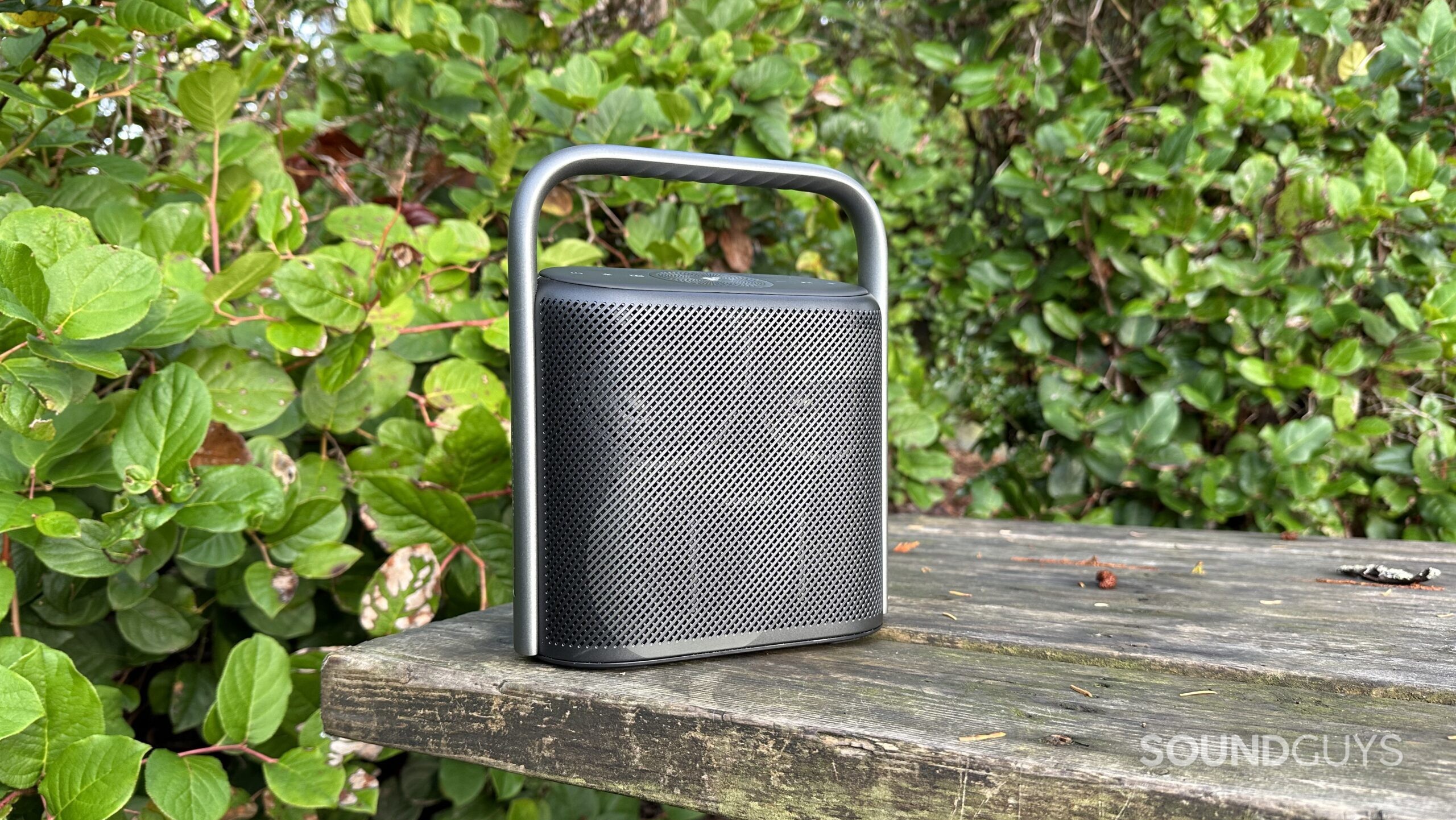 Anker Soundcore Motion X500 1 Anker Soundcore Motion X500 in a park setting