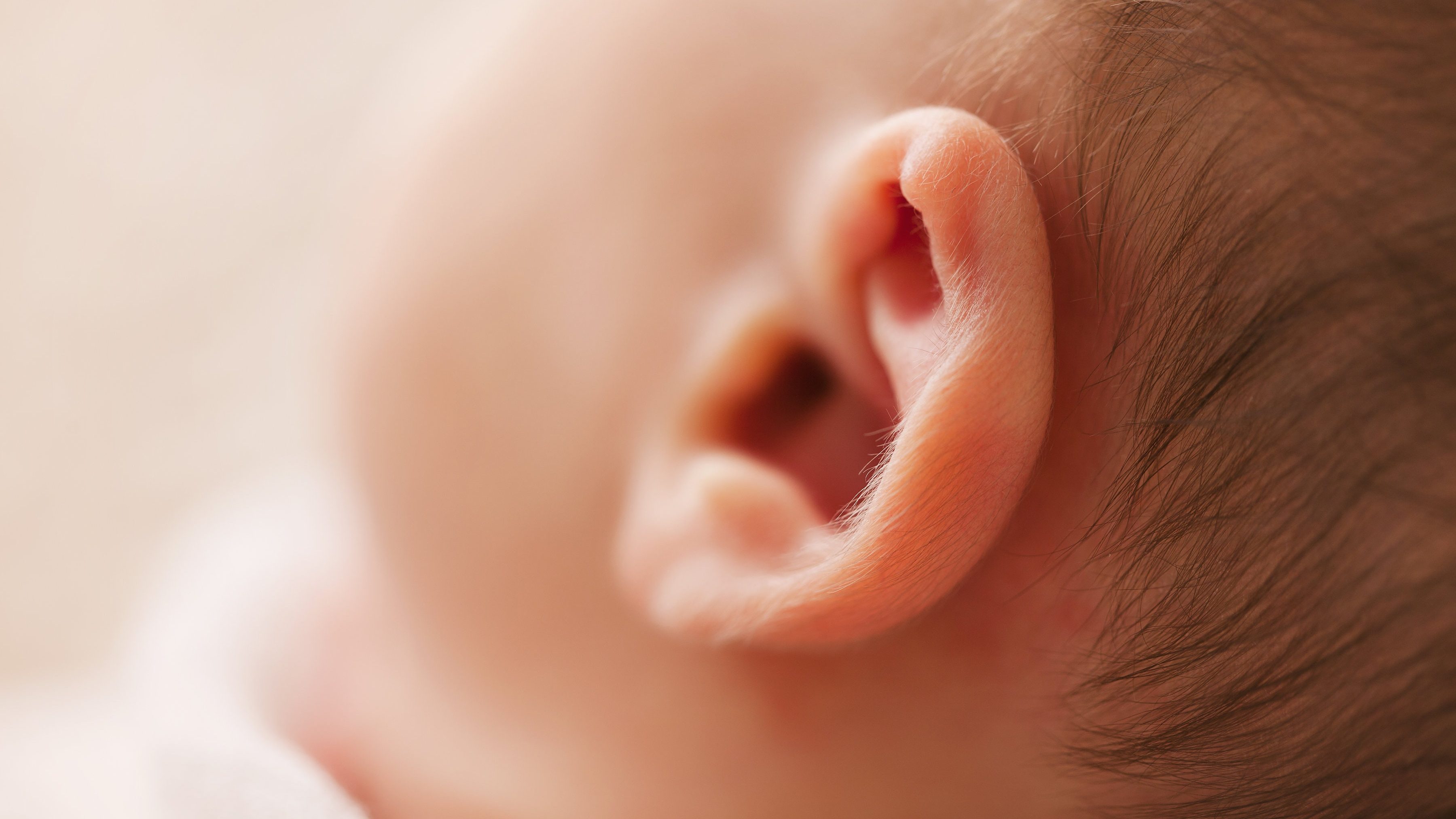 baby-child-ear-374765 Stock image from Pexels of a baby's ear.