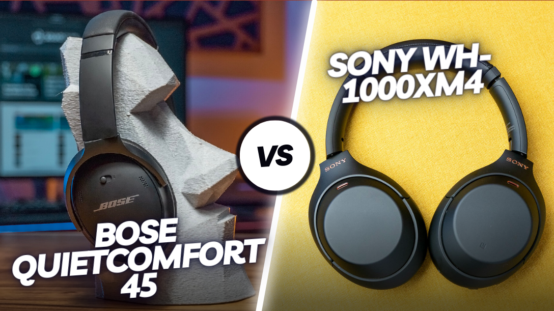 Bose QuietComfort 45 vs Sony WH-1000XM4 Bose QuietComfort 45 vs Sony WH-1000XM4